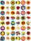 Round Circle Dot Flower Stickers – 10 Sheets, 480 Pack (17mm / 0.66") Colorful Floral Stickers for Classroom Rewards, Scrapbooking & Crafts